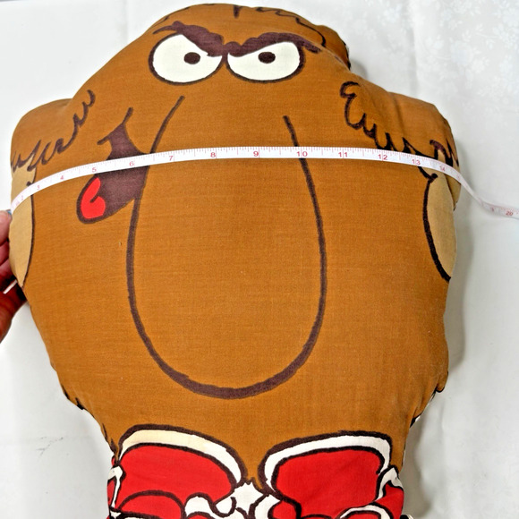 Vintage 1983 Rainbow Brite Lurky Monster Character Cut and Sew Plush Pillow - Picture 3 of 7